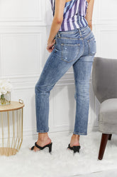 Kancan Full Size Amara High Rise Slim Straight Jeans - Trendy & Timeless Denim
